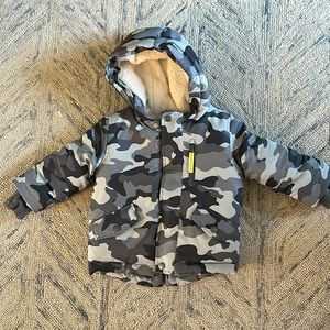 Cat & Jack Gray Camo Toddler Winter Coat